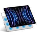 Szare Etui Magnetyczne do iPad Pro 13 2024
