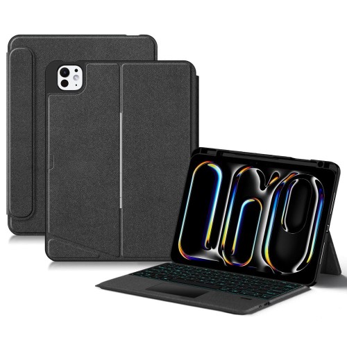 Etui Podświetlana Klawiatura Gładzik do iPad Pro 13 2024