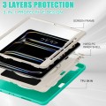 Miętowe Pancerne Etui z Uchwytem do iPad Pro 13 2024