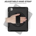 Czarne Pancerne Etui z Uchwytem i Podstawką do iPad Pro 13 2024