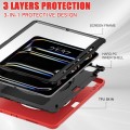 Czerwone Pancerne Etui z Uchwytem i Podstawką do iPad Pro 13 2024
