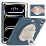 Szare Pancerne Etui z Uchwytem i Podstawką do iPad Pro 13 2024