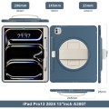 Szare Pancerne Etui z Uchwytem i Podstawką do iPad Pro 13 2024