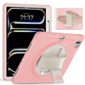 Różowe Pancerne Etui z Uchwytem i Podstawką do iPad Pro 13 2024