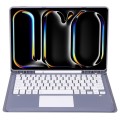 Fioletowe Etui Bezprzewodowa Klawiatura TouchPad do iPad Pro 13 2024