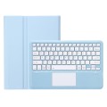 Niebieskie Etui Bezprzewodowa Klawiatura TouchPad do iPad Pro 13 2024
