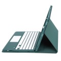 Zielone Etui Bezprzewodowa Klawiatura TouchPad do iPad Pro 13 2024
