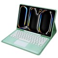 Miętowe Etui Bezprzewodowa Klawiatura TouchPad do iPad Pro 13 2024