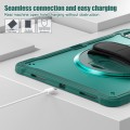 Zielone Pancerne Etui z Uchwytem i Podstawką do iPad Pro 13 2024