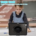 Czarne Pancerne Etui z Uchwytem i Podstawką do iPad Pro 13 2024