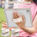 Beżowe Pancerne Etui z Uchwytem i Podstawką do iPad Pro 13 2024