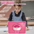 Różowe Pancerne Etui z Uchwytem i Podstawką do iPad Pro 13 2024