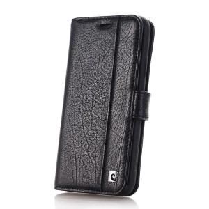 Skórzane Etui Portfel PIERRE CARDIN iPhone X czarne