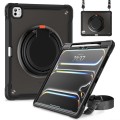 Pancerne Etui z Uchwytem, Podstawką i Paskiem do iPad Pro 13 2024 czarne