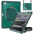 Pancerne Etui z Uchwytem, Podstawką i Paskiem do iPad Pro 13 2024 zielone