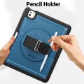 Mocne Etui z Uchwytem, Podstawką i Paskiem do iPad Pro 13 2024 niebieskie