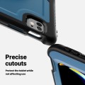Mocne Etui z Uchwytem, Podstawką i Paskiem do iPad Pro 13 2024 niebieskie
