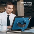 Mocne Etui z Uchwytem, Podstawką i Paskiem do iPad Pro 13 2024 niebieskie