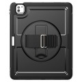 Mocne Etui z Uchwytem, Podstawką i Paskiem do iPad Pro 13 2024 czarne