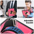 Mocne Etui z Uchwytem, Podstawką i Paskiem do iPad Pro 13 2024 różowe