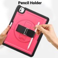 Mocne Etui z Uchwytem, Podstawką i Paskiem do iPad Pro 13 2024 różowe