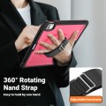 Mocne Etui z Uchwytem, Podstawką i Paskiem do iPad Pro 13 2024 różowe