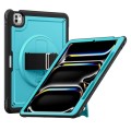 Mocne Etui z Uchwytem, Podstawką i Paskiem do iPad Pro 13 2024 niebieskie