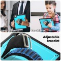Mocne Etui z Uchwytem, Podstawką i Paskiem do iPad Pro 13 2024 niebieskie