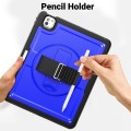 Mocne Etui z Uchwytem, Podstawką i Paskiem do iPad Pro 13 2024 granatowe