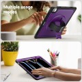 Mocne Etui z Uchwytem, Podstawką i Paskiem do iPad Pro 13 2024 fioletowe