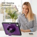 Mocne Etui z Uchwytem, Podstawką i Paskiem do iPad Pro 13 2024 fioletowe