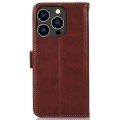 Skórzane Etui Pokrowiec RFID do iPhone 16 Pro Max brązowy