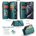 Zielone Etui Pokrowiec Portfel CASEME do iPhone 16 Pro Max