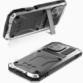 R-JUST Pancerne Etui Antywstrząsowe do iPhone 16 Pro Max srebrne