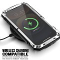 R-JUST Pancerne Etui Antywstrząsowe do iPhone 16 Pro Max srebrne