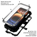 R-JUST Pancerne Etui Antywstrząsowe do iPhone 16 Pro Max srebrne
