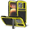 R-JUST Pancerne Etui Antywstrząsowe do iPhone 16 Pro Max żółte