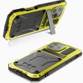 R-JUST Pancerne Etui Antywstrząsowe do iPhone 16 Pro Max żółte