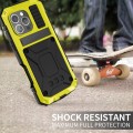 R-JUST Pancerne Etui Antywstrząsowe do iPhone 16 Pro Max żółte