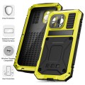 R-JUST Pancerne Etui Antywstrząsowe do iPhone 16 Pro Max żółte