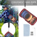 R-JUST Pancerne Etui Antywstrząsowe do iPhone 16 Pro Max czerwone