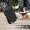 R-JUST Pancerne Etui Antywstrząsowe do iPhone 16 Pro Max czarne
