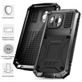 R-JUST Pancerne Etui Antywstrząsowe do iPhone 16 Pro Max czarne