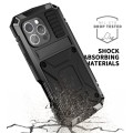 R-JUST Pancerne Etui Antywstrząsowe do iPhone 16 Pro Max czarne