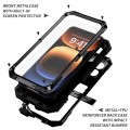 R-JUST Pancerne Etui Antywstrząsowe do iPhone 16 Pro Max czarne