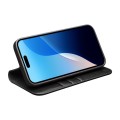 QIALINO Eleganckie Skórzane Etui do iPhone 16 Pro Max czarne