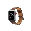 Skórzany Mocny Pasek do Apple Watch 42mm / 44mm brązowy