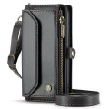 Czarne Etui Pokrowiec Portfel CASEME do iPhone 16 Pro