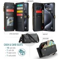 Czarne Etui Pokrowiec Portfel CASEME do iPhone 16 Pro