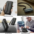 Czarne Etui Pokrowiec Portfel CASEME do iPhone 16 Pro